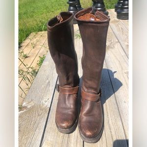Veronica Frye Boots-Tall and like new!